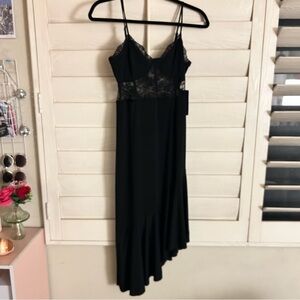 Elegant Black Lace Dress